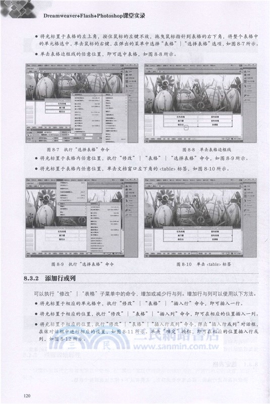 Dreamweaver+Flash+Photoshop課堂實錄（簡體書）