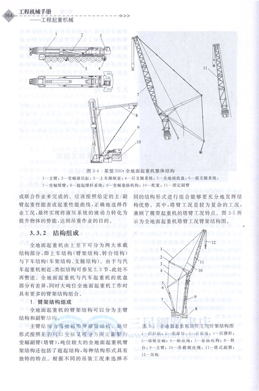 工程機械手冊：工程起重機械（簡體書）
