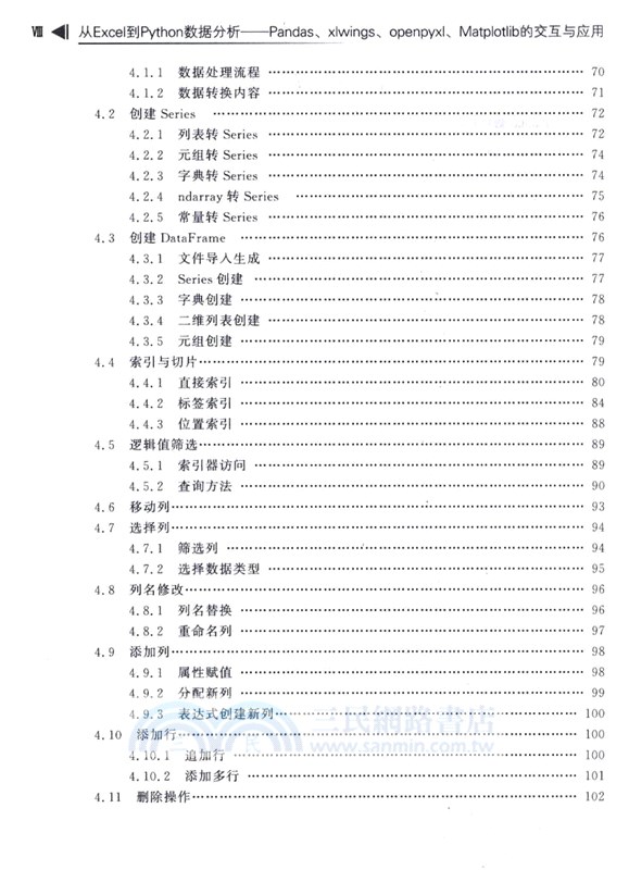 從Excel到Python數據分析：Pandas、xlwings、openpyxl、Matplotlib的交互與應用（簡體書）