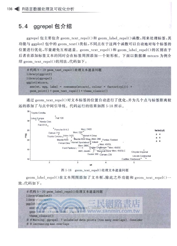 R語言數據處理及可視化分析（簡體書）