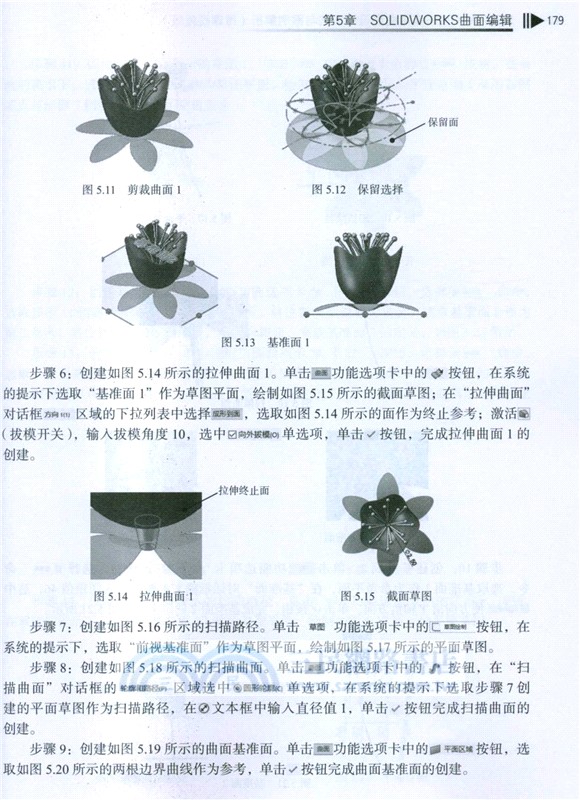 SOLIDWORKS高級曲面設計方法與案例解析(微課視頻版)（簡體書）