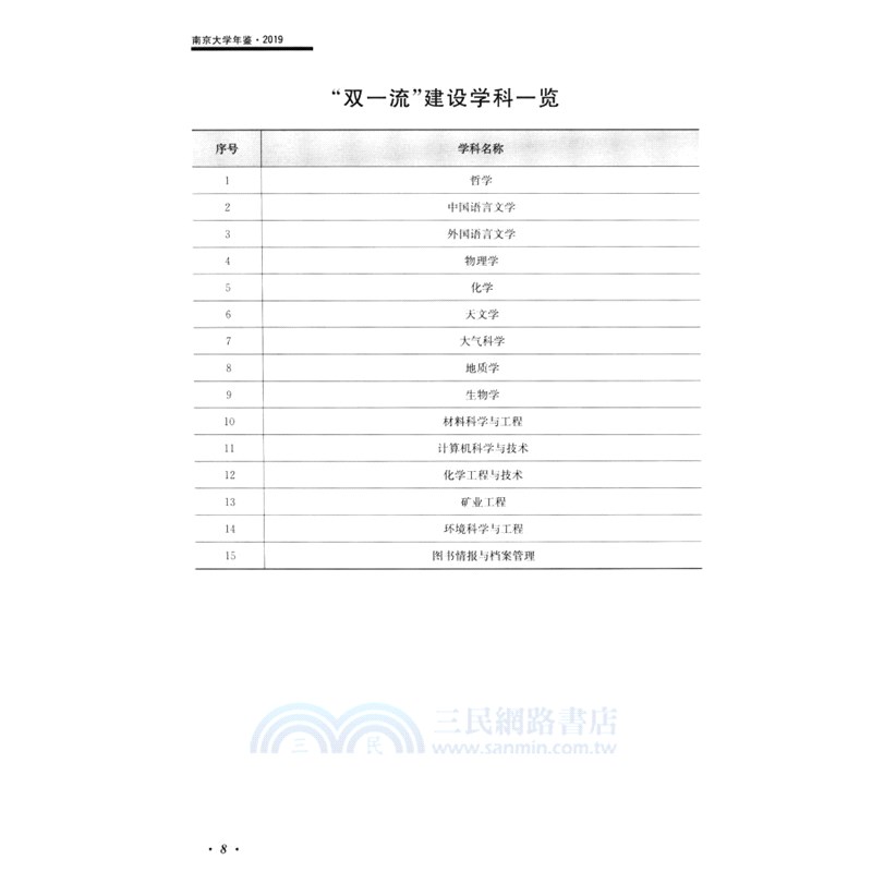 南京大學年鑒2019（簡體書）