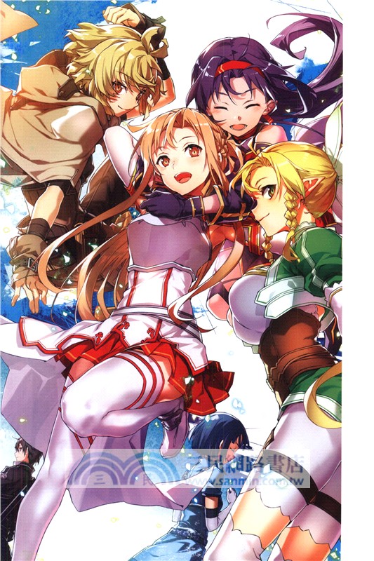 刀劍神域abec畫集New World(隨書附贈PVC文件夾)（簡體書）