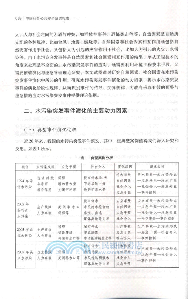 中國社會公共安全研究報告(2012年總第1輯)（簡體書）