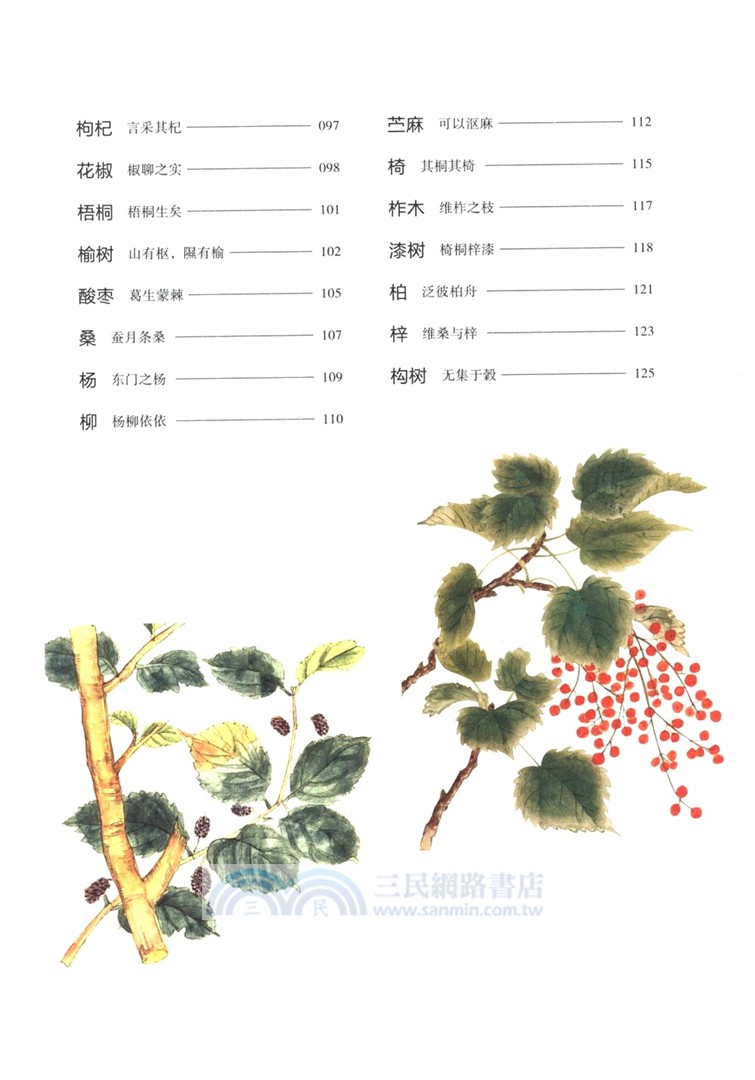 詩經博物課(手繪圖鑒版)：植物卷（簡體書）