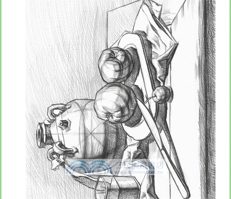 素描基礎技法：結構靜物入門教程（簡體書）