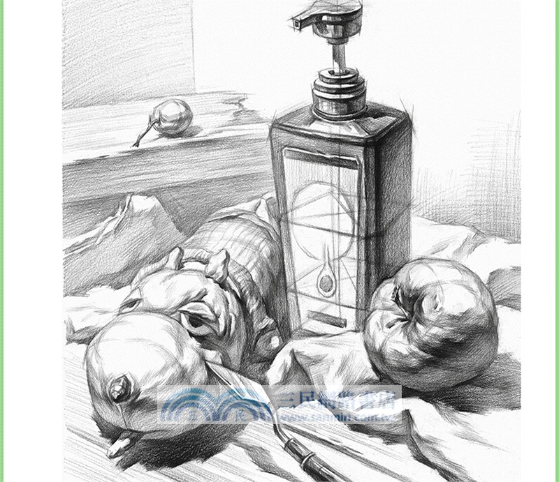 素描基礎技法：結構靜物入門教程（簡體書）