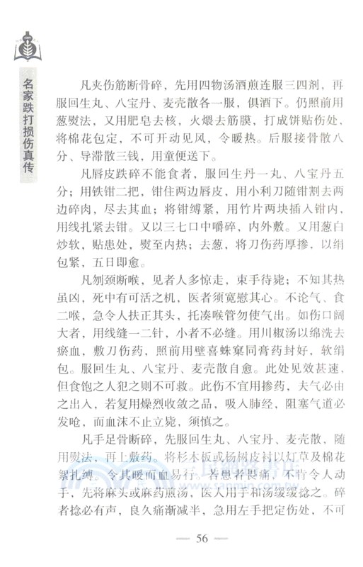 名家跌打損傷真傳（簡體書）