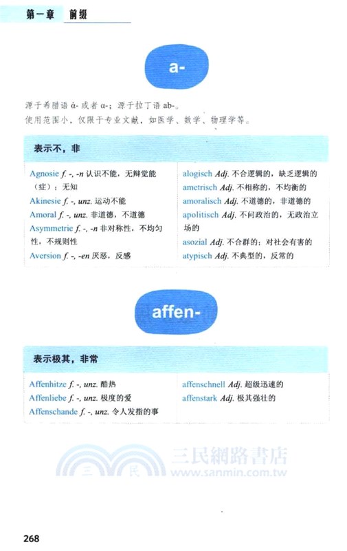 德語詞綴密碼（簡體書）