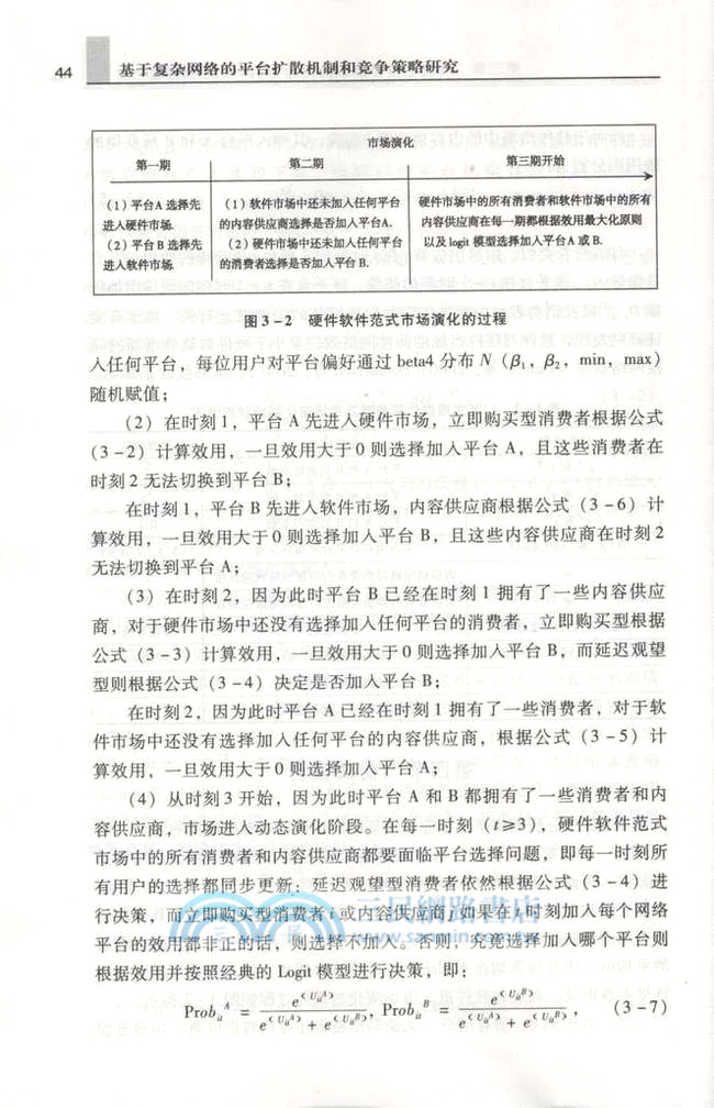 基於複雜網絡的平臺擴散機制和競爭策略研究（簡體書）