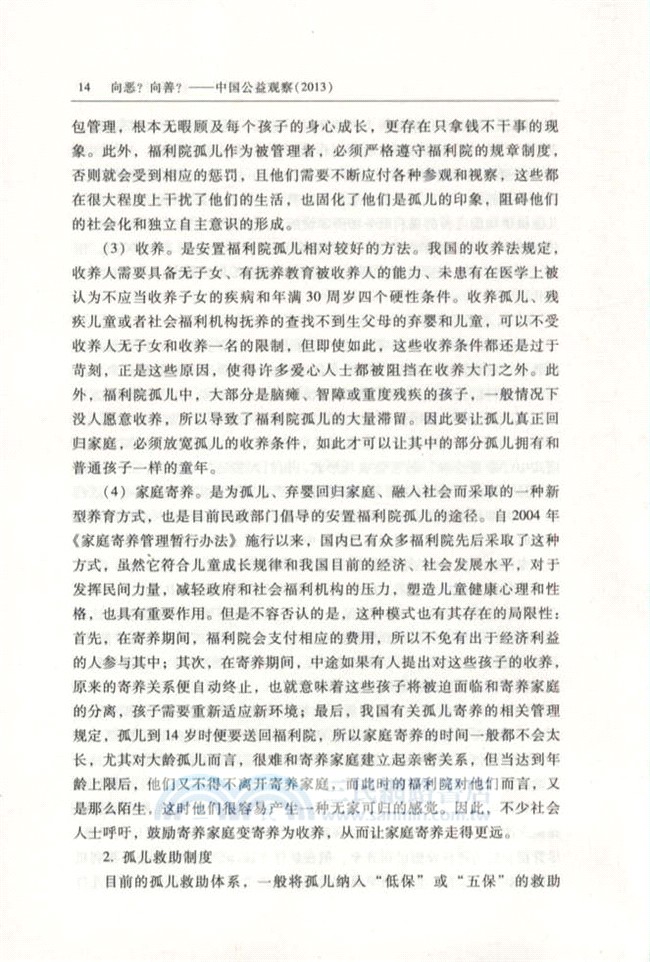 向惡？向善？：中國公益觀察2013（簡體書）
