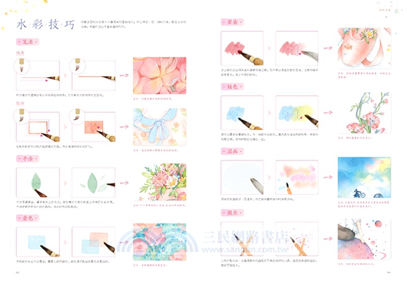 棉花糖與白日夢：夢幻水彩畫入門教程（簡體書）