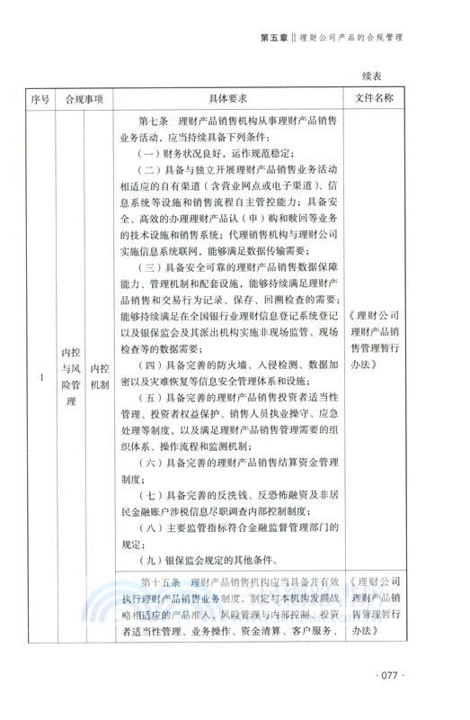理財公司合規管理實務指引（簡體書）