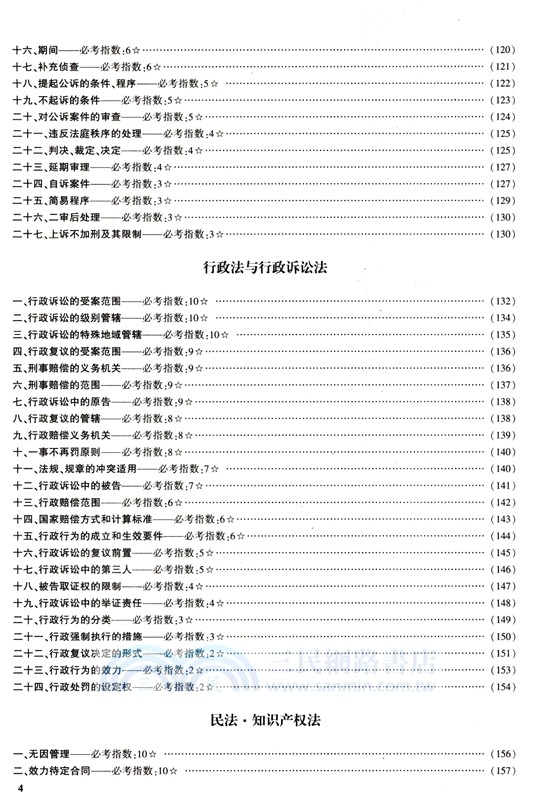 2025年國家統一法律職業資格考試應知應會268核心考點（簡體書）