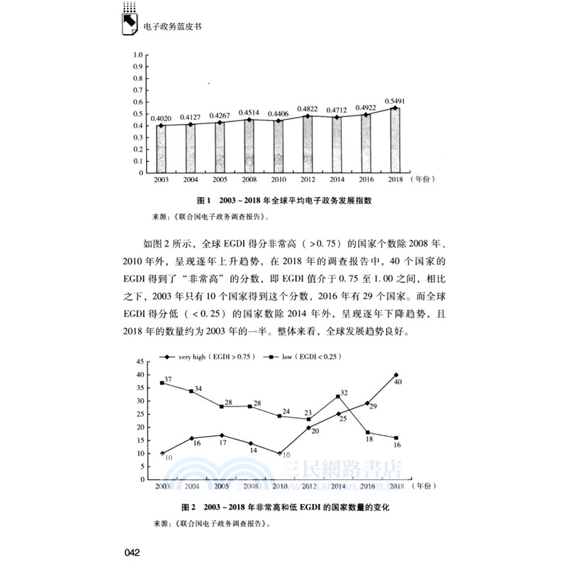 中國電子政務發展報告2018-2019（簡體書）