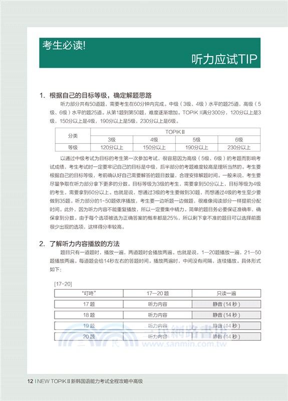 NEW TOPIKⅡ新韓國語能力考試全程攻略(中高級)（簡體書）