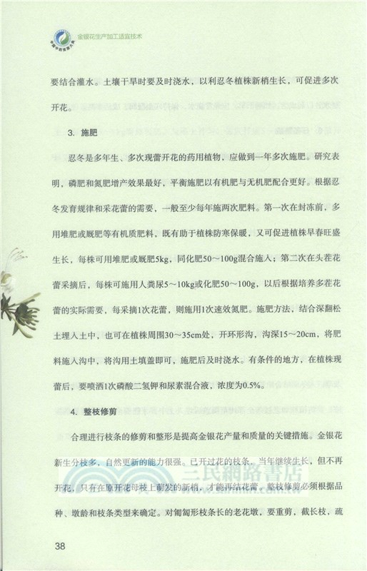 金銀花生產加工適宜技術（簡體書）
