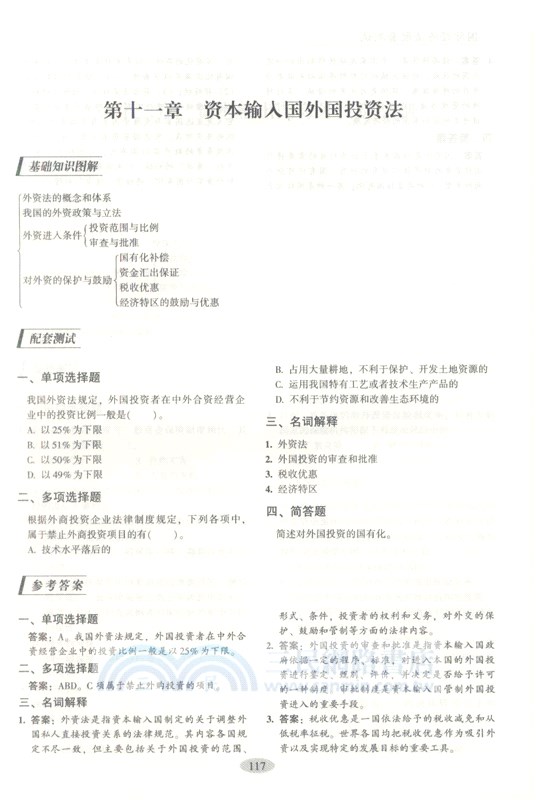 國際經濟法配套測試（簡體書）