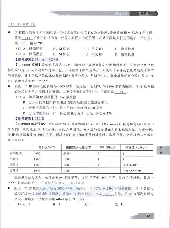 網絡工程師章節習題與考點特訓(適配第6版考綱)（簡體書）