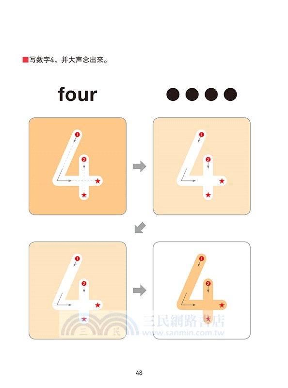 公文式教育：最好玩的數字書(1-10認數字‧2-4歲)（簡體書）