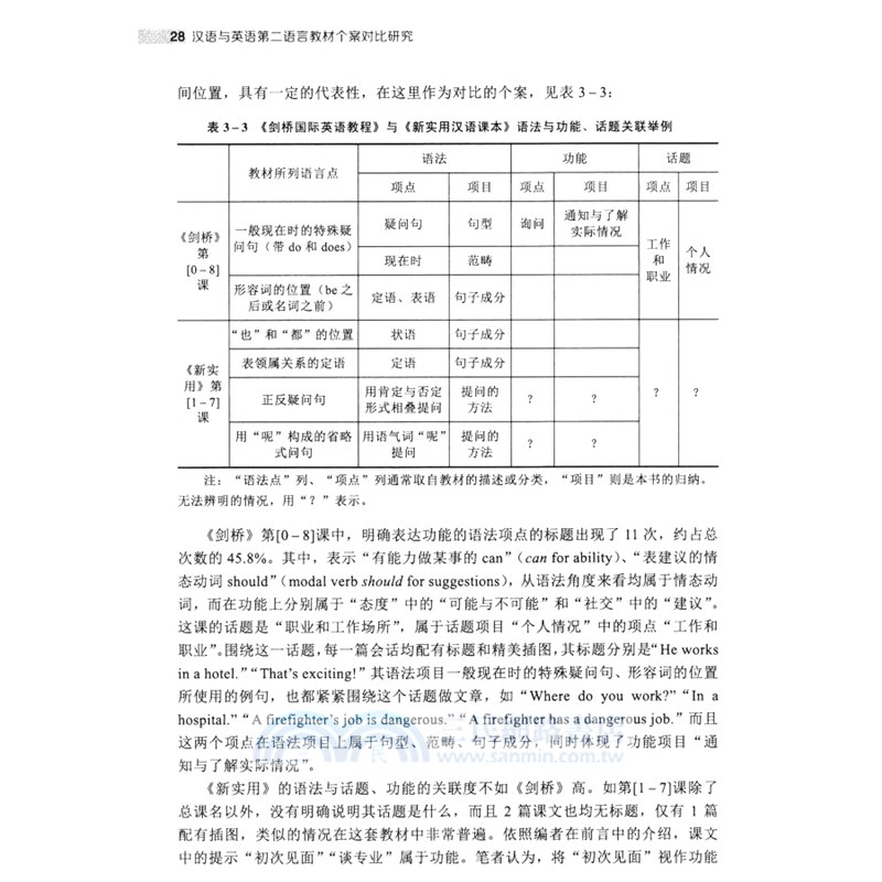 漢語與英語第二語言教材個案對比研究：以《劍橋國際英語教程》和《新實用漢語課本》為例（簡體書）