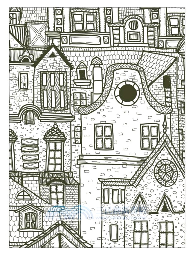 法國清新舒壓著色畫50：幸福懷舊