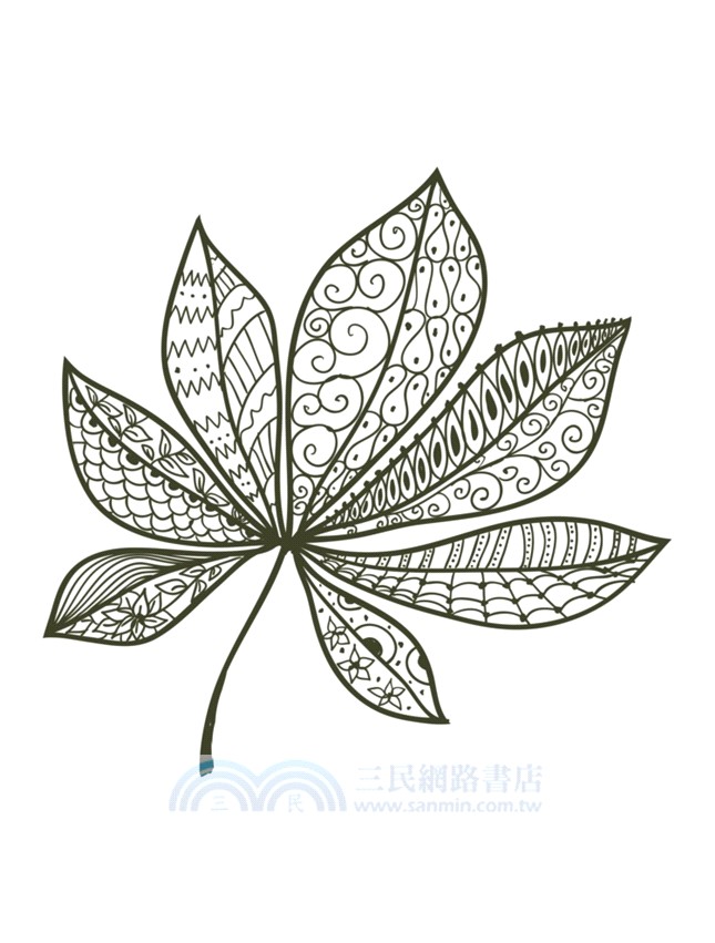 法國清新舒壓著色畫50：療癒曼陀羅