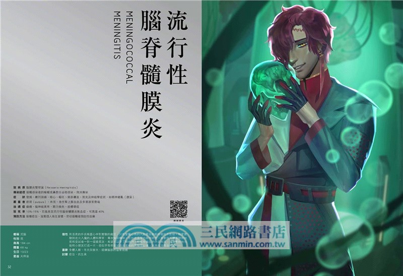 疾病擬人設定集1+2套書（共二冊）