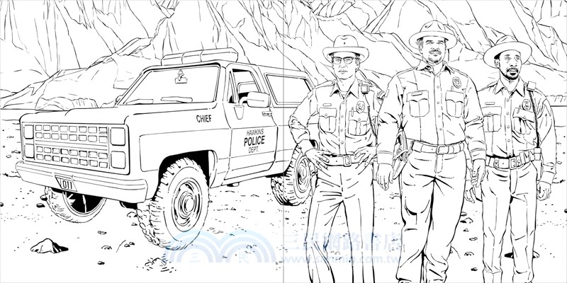 Stranger Things: The Complete Coloring Book (著色書)