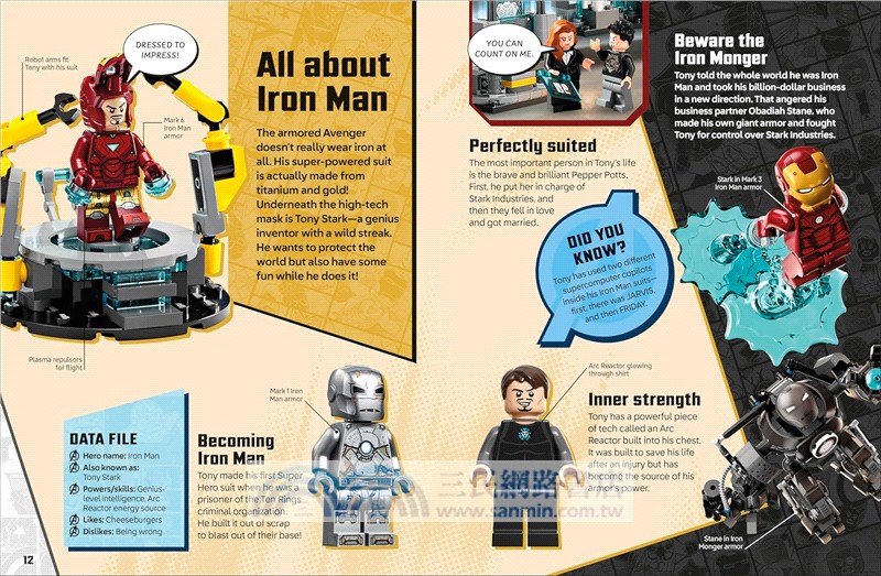 LEGO Marvel Secrets of the Avengers (附Lego人偶)(美國版)