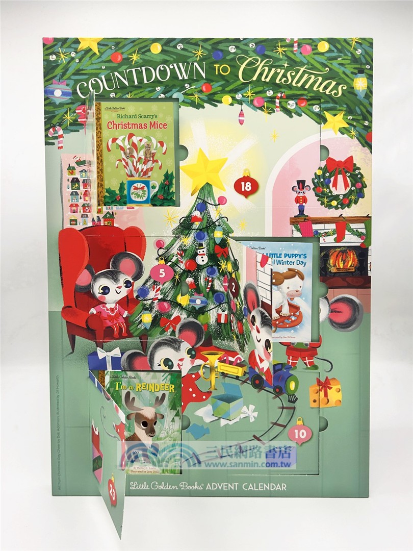 Little Golden Books Advent Calendar: Countdown to Christmas: With 24 Winter Holiday Books 降臨曆