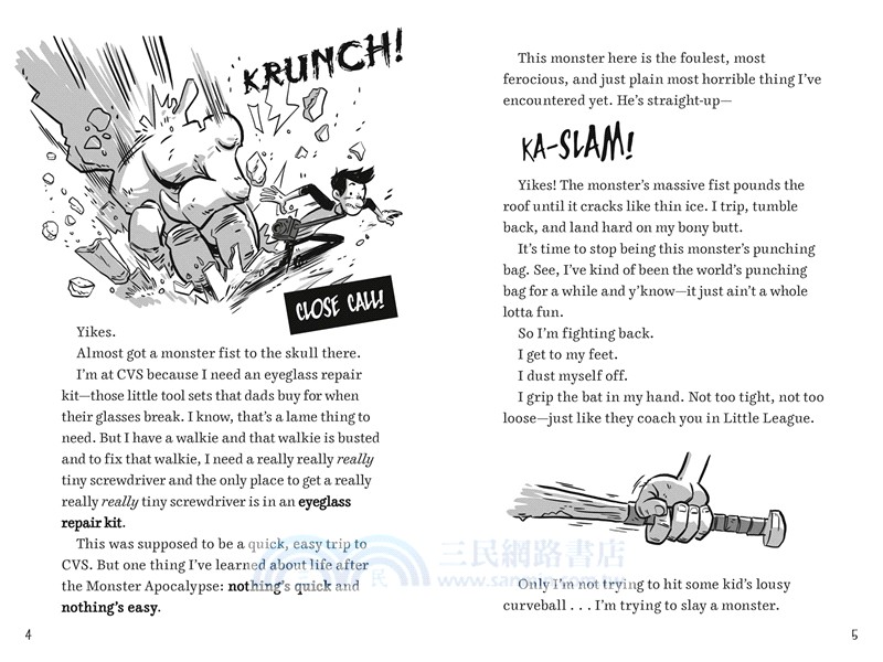 The Last Kids on Earth (Book 1)(平裝刷邊版)(美國版)