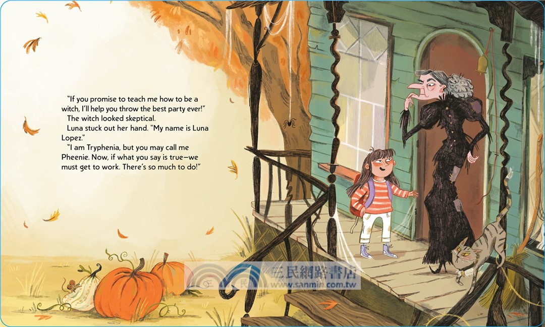 Luna and the Witch Throw a Halloween Party
