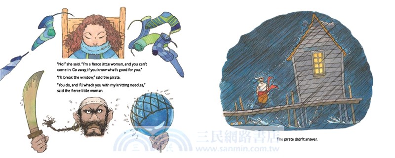 The Fierce Little Woman and the Wicked Pirate (平裝本)