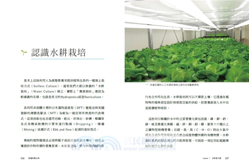 都會休閒水耕 實踐家庭綠化生活 植物蔬果栽培玩賞 田園樂趣豐收美味 三民網路書店