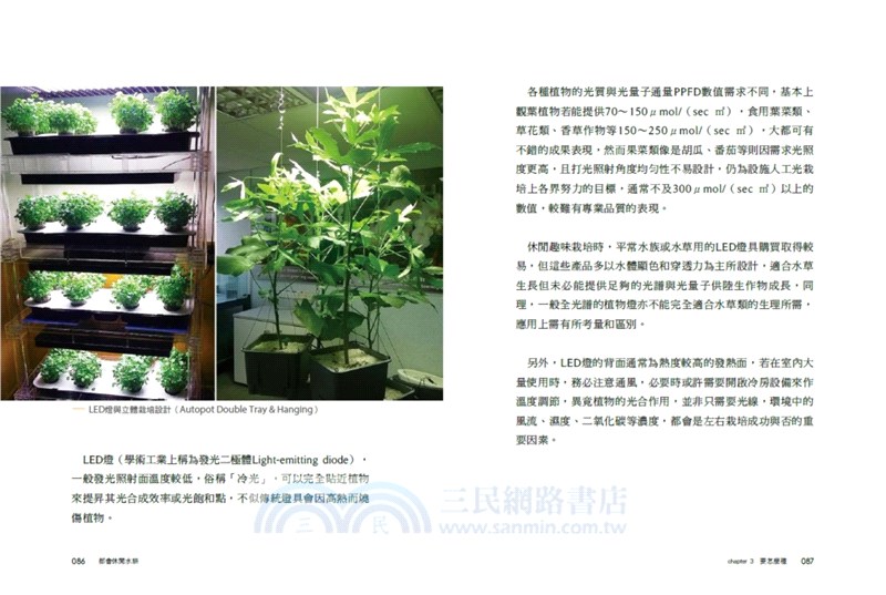 都會休閒水耕 實踐家庭綠化生活 植物蔬果栽培玩賞 田園樂趣豐收美味 三民網路書店