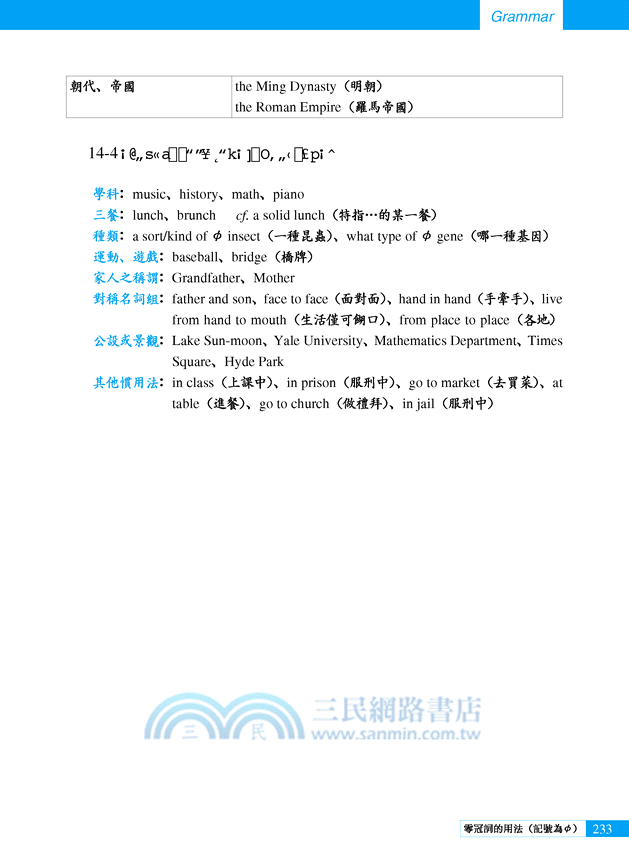 基礎英文法與句型