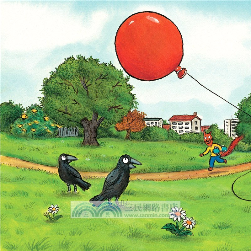 皮皮與波西：紅氣球 (平裝本) 中英雙語版