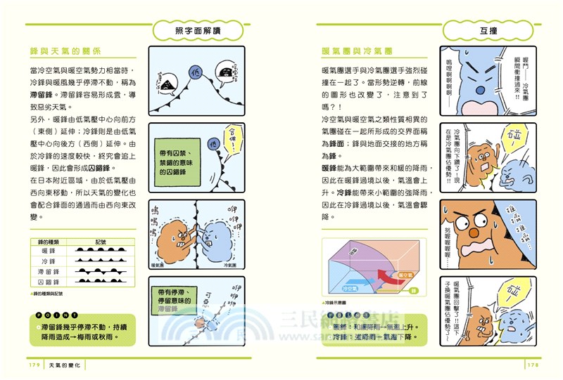 最有梗的理科教室 燒杯君與他的理科小夥伴 學科分類 四格漫畫 重點學習 的超級組合 拾書所