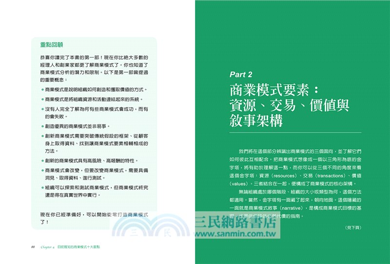 商業模式設計書 你的最強營運思考工具 三民網路書店