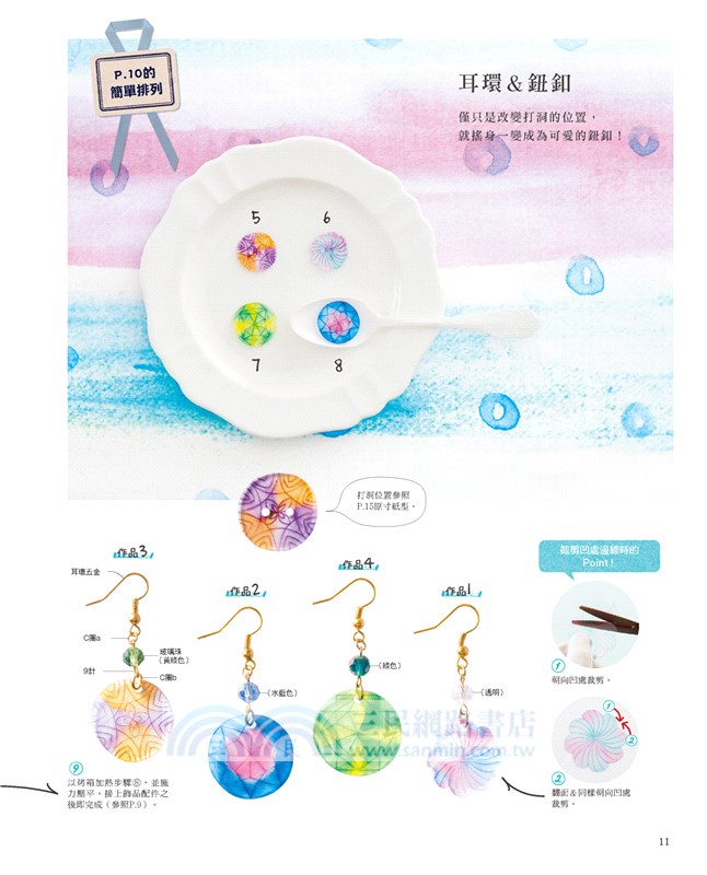 晶瑩剔透超美的！繽紛熱縮片飾品創作集（暢銷版）