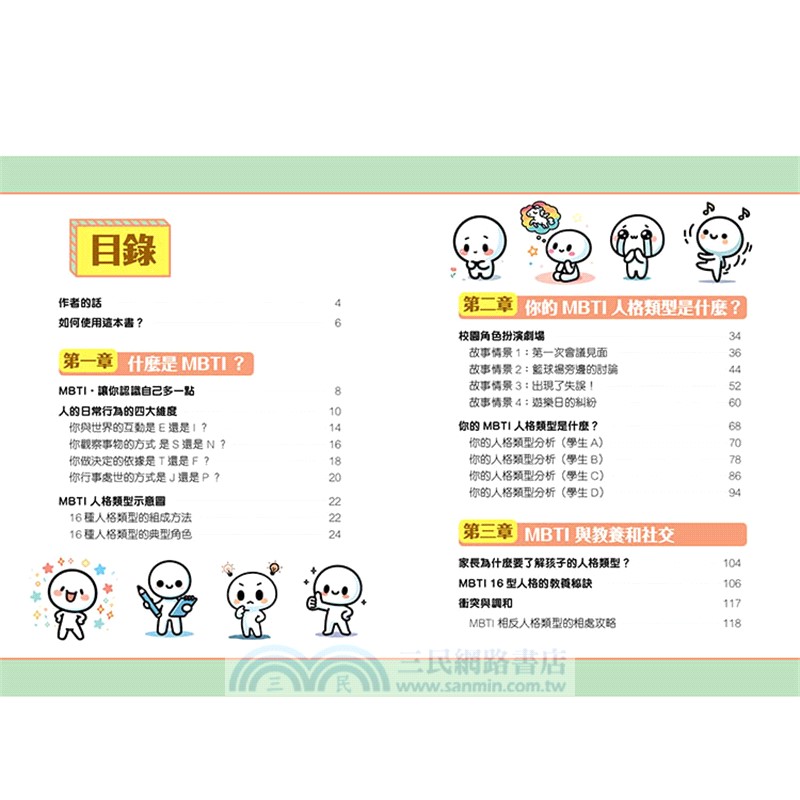 MBTI校園攻略角色扮演心理測驗