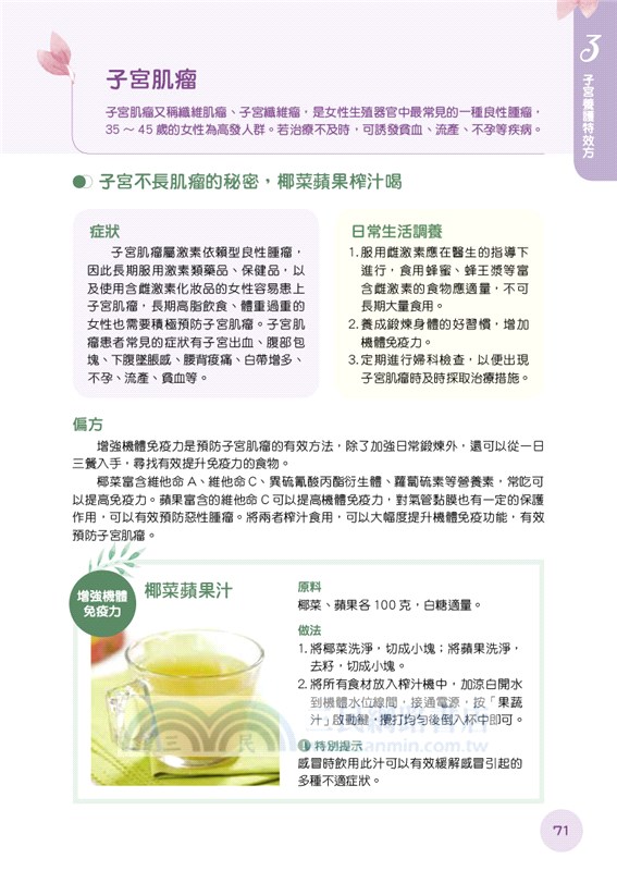 女性常見病：特效秘方偏方