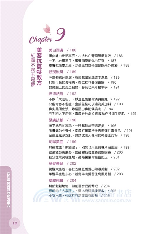 女性常見病：特效秘方偏方