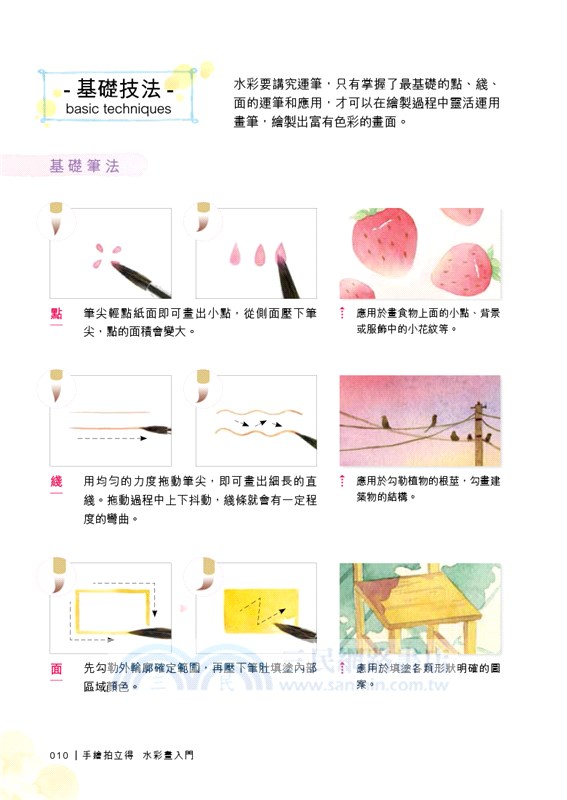 手繪拍立得 水彩畫入門