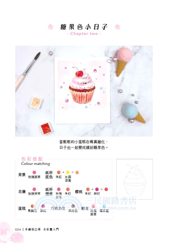 手繪拍立得 水彩畫入門