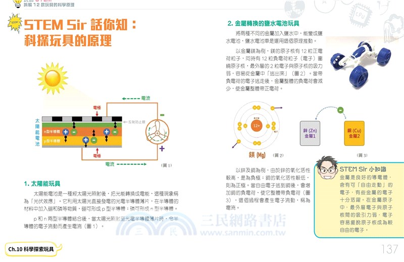 玩轉stem 拆解12款玩具的科學原理 三民網路書店