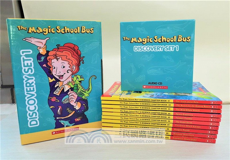 Magic School Bus Discovery Set 1 (10平裝+2張mp3 CD)