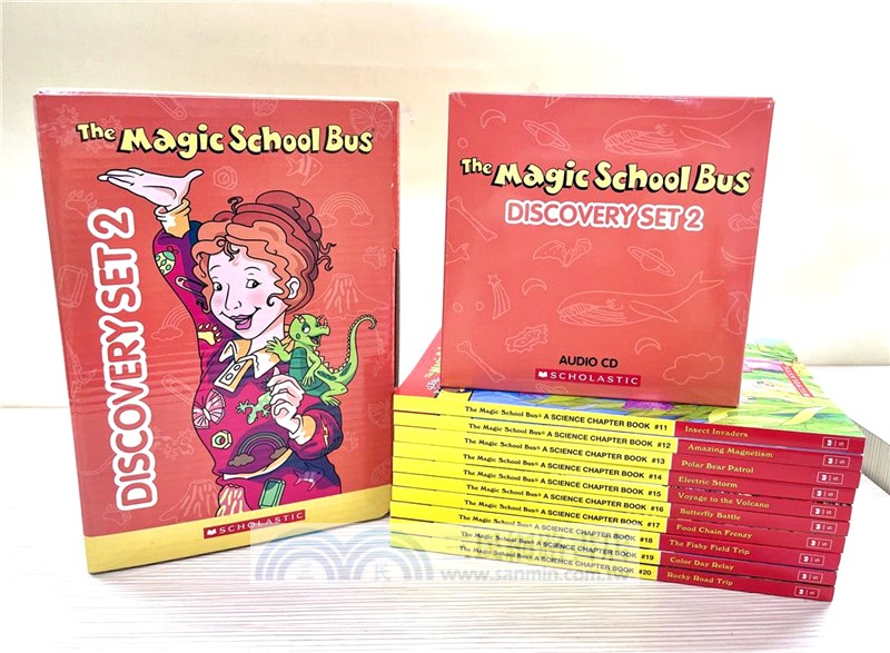 Magic School Bus Discovery Set 2 (10平裝+3張mp3 CD)
