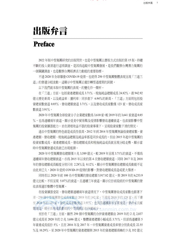 2022台灣中型集團企業研究